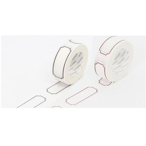 모모팝 라벨지 모모마테 디자인 마스킹 테이프 데코