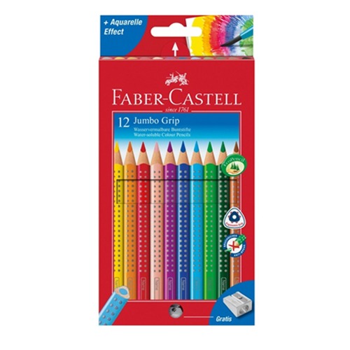 파버카스텔 점보 그립 색연필 12색 (110912) 수채색연필