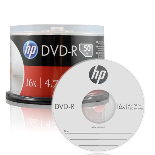HP DVD-R 4.7GB 16x Cake (50장)