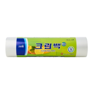 크린랲 롤백 특대 500매 35x45 투명 비닐봉투 ECO