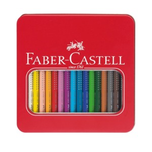 파버카스텔 점보 그립 색연필 16색 틴 (110916) 수채색연필